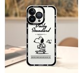 Cartoon Cute S-Snoopy Phone Case For iPhone 15 14 13 12 11 Mini XS XR X Pro MAX 8 7 Plus SE Angel Eyes Transparent