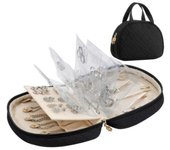 Carpeta de anillas para guardar Joyas de viaje with Bolsa para Joyas, Bolsa transparente with Cremallera