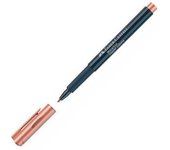 Faber castell rotulador punta de fibra metallics marker copper cabana