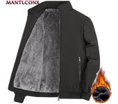 Luxury Fleece Inner Hooded Winter Jacket for Men Thermal Warm Hooded Parka Men's Winter Jacket Hiking Camping Men's Winter Coats