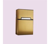 1/2PC Aluminum Cigarette Case Holder Pocket Box Storage Container Gift Box