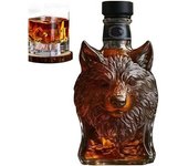 Botella de whisky con águila, decantador de whisky de cristal (2025), estatua de águila, botella de whisky divertida, licor de águila