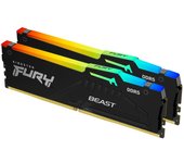Kingston Technology Kingston FURY Beast RGB DDR5 16GB 5200 Mhz - Memoria RAM para PC con Iluminación RGB