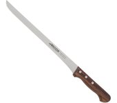 Arcos Cuchillo Jamonero Flexible, Hoja de Acero Inoxidable NITRUM 275 mm, Mango de Madera Palisandro, Corte Preciso y Duradero, Serie Atlantico