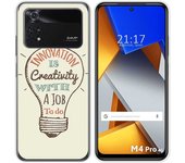 Funda Silicona para Xiaomi POCO M4 Pro 4G diseño Creativity Dibujos