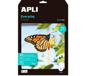 Papel Fotográfico Apli Everyday 12080/ DIN A4/ 180g/ 20 Hojas/ Brillante