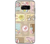 Tumundosmartphone Funda Gel Tpu para Samsung Galaxy S8 Diseño Sellos Dibujos