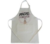 Delantal AMIGA  FOREVER MEJORES AMIGAS REGALO ORIGINAL cocina CON TODO EL CORAZO  ADA Y SUS DETALLES