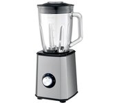 BATIDORA DE MESA CON JARRA DE CRISTAL 1,5 LITROS, BATIDORA LICUADORA CON POTENTE MOTOR DE 600W, BATIDORA DE MESA JARRA DE CRISTAL CON CUCHILLAS DE ACERO INOXIDABLE, BATIDORA DE MESA CON JARRA DE CRISTAL 1,5 LITROS
