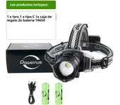 900W High Power LED Headlight 3000000LM Long Range Headlamp USB Rechargeable Lamp Zoomable Head Flashlight Outdoor Fishing Light