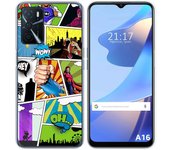 Funda Silicona para Oppo A16 / A16s diseño Comic Dibujos