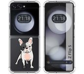 Funda Silicona Antigolpes para Samsung Galaxy Z Flip 5 5G diseño Perros 06 Dibujos