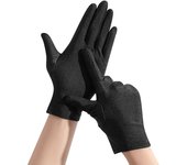 Verde - Guantes de Verano de Seda Ligera Antideslizante