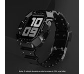 Tpu case+strap For Apple Watch Band 45mm 41mm 44mm 40mm 42mm 38mm TPU Transparent Watchband For Iwatch Series 3 4 5 6 SE 7 cover