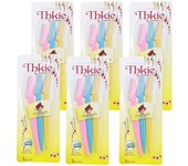 Mix Color Eyebrow Razor Women Face And Body Safe Trimmer Hair Shaver Eye Brow Remover With Cover Small Makeup Tools Set