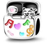 100% 925 Silver Cute Pet Spring Mother Love Princess Bow Multiple Styles Sweet Charms Fit 3mm Bracelets DIY Fine Jewelry Making