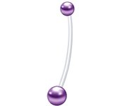 14G Pregnancy Clear Belly Button Rings Flexible Bioplast Sport Maternity Belly Navel Retainer Industrial Earring Body Piercing