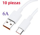 6A 66W USB type C super fast cable for Huawei Mate 40 50 Xiaomi 11 10 pro Oppo R17 fast charging USB C charger cable data cord