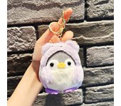 Cartoon Day penguin pendant plush doll key chain cute bag pendant key chain doll