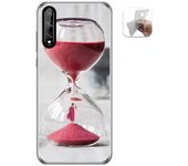 Tumundosmartphone Funda Gel Tpu para Huawei P Smart S / Y8p diseño Reloj Dibujos
