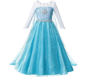 Elsa Anna Kid Princess Girls Dress Rapunzal  Kids Cosplay Halloween Vestidos Children Costume Birthday Party Dress