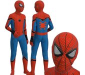 Spider-man Suit Cosplay Costume Party Jumpsuit Fitted Kids Clothes Spiderman Face Paint-i