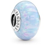 PANDORA Charm Plata Ley Azul Océano Opalescente Brillo Veraniego