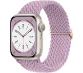 Braided Solo Loop For Apple watch band 44mm 40mm 49mm 45mm 41mm 38mm Elastic Nylon bracelet iWatch series 8 3 se 6 7 Ultra strap