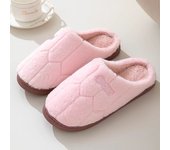 Zapatillas de algodón acolchadas antideslizantes para hombre y mujer, pantuflas cálidas y mensuales para interiores y el hogar, bonitas Zapatillas de algodón peludas para invierno