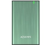 Caja Externa para Disco Duro de 2.5" Aisens ASE-2525SGN/ USB 3.0/ Sin tornillos