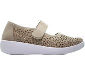 Doctor Cutillas 38470 Zapato,mocasín,calado,cierre adhesivo,plantilla extraible,suave,suela blanca de goma, para señora