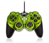 DAM Mando gaming USB para PC, con cable. 12 botones, joysticks analógicos. 15,5x10,5x7 Cm. Color: Verde