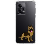 Funda Silicona Antigolpes para Xiaomi Redmi Note 12 Pro 5G diseño Perros 03 Dibujos