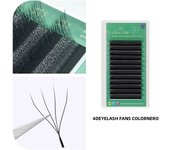 GLAMLASH 3D4D5D6D7D8D W Eyelash C/D/L/LU/M Premade Volume Fans Brown Lash Extensions Natural Soft