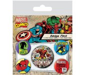 Juego de chapas Iron Man y varios