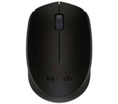 Logitech b170 raton inalambrico 1000dpi - 3 botones - uso ambidiestro - color negro