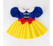 Rapunzel Snow White Princess Girls Party Dress Beauty Beast Ice Queen Carnival Christmas Costumes Birthday Wedding Kids Clothing
