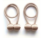 2pcs/pair Magnetic Curtain Tiebacks, Earphone Design Curtain Holdbacks, Bathroom Shower Curtain Accessories