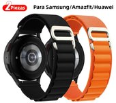 2pcs Strap For Samsung Galaxy Watch 5 Pro 4 3 Classic Active 2 Gear Nylon Alpine Loop Bracelet Huawei Watch GT 2 3 Band 20 22mm