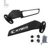 For KYMCO Downtown 300 300i 350i 200i Xciting 250 400 Motorcycle CNC rearview mirror fixed wing