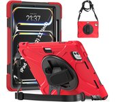 Shockproof Case For iPad Pro 11 12.9 13 M2 M4 2024 Cover iPad Air 13'' 11'' 2025 4th 5th 10.9 11th 11 Funda Coque+Shoulder Strap