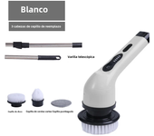 Cepillo de Limpieza Eléctrico Inalámbrico Multifuncional 9-en-1 Rotativo de Mano con USB