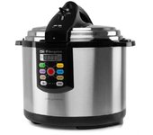 SUINGA Olla presión eléctrica programable, 6L, temporizador hasta 24h, cocción ultrarrápida, olla presión, programable, 6L