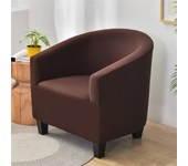 1pc Spandex Bar Armchair Chair Cover Solid Color Club Sofa Covers Removable Washable Armchairs Slipcovers for Living Room Hotel