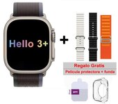 Hola Reloj 3 Plus Reloj inteligente AMOLED 450mAH 1:1 49mm Ultra Sport Smartwatch Mujeres 4GB ROM Música Local NFC Bluetooth
