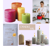 Candleval 2 kg cera de Parafina para hacer velas en moldes y botes presentación en pequeñas perlas de muy facil manipulacion