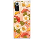 Funda original compatible con Xiaomi Redmi Note 10 Pro/Pro Max - Patron peces y flores