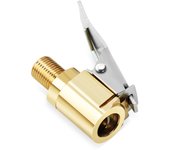 Car Tire Air Chuck Inflator Pump Valve Connector Clip-on Adapter Car Brass 8mm Tyre Wheel Valve For Inflatable Pump