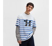HUGO Camiseta Blanca 50530330-100 , para Hombre