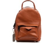 FIRENZE ARTEGIANI Aradeo bolso mochila mujer. Piel auténtica acabado Sauvage. Fabricado en Italia 17x12x21 Cm.